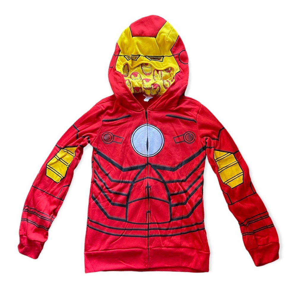 Marvel | Avengers Assemble Iron Man Hoodie | Adult Costume S/M